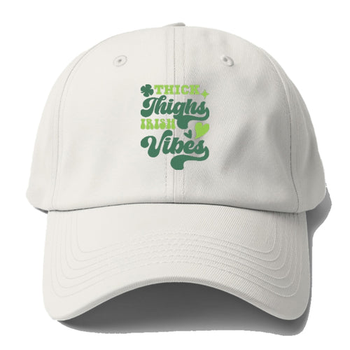 Thick Thighs Irish Vibes Baseball Cap