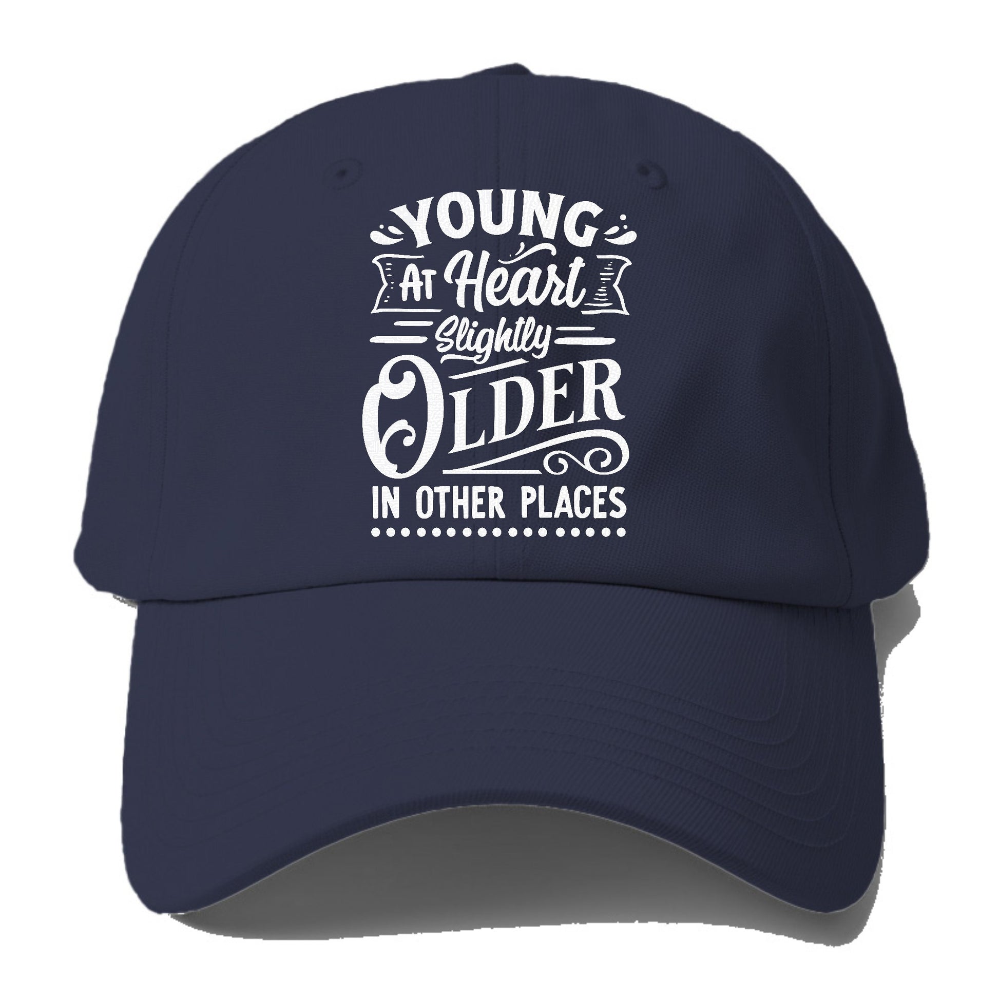 Young at heart slightly older in other places Hat