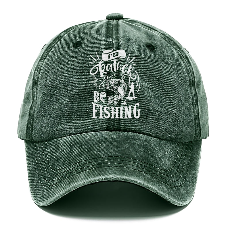 Id rather be fishing Hat