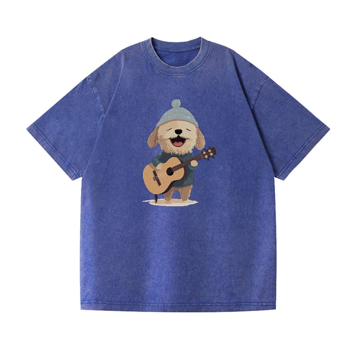 dog playing guitar Hat