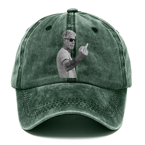 Anthony Bourdain Middle Finger Classic Cap