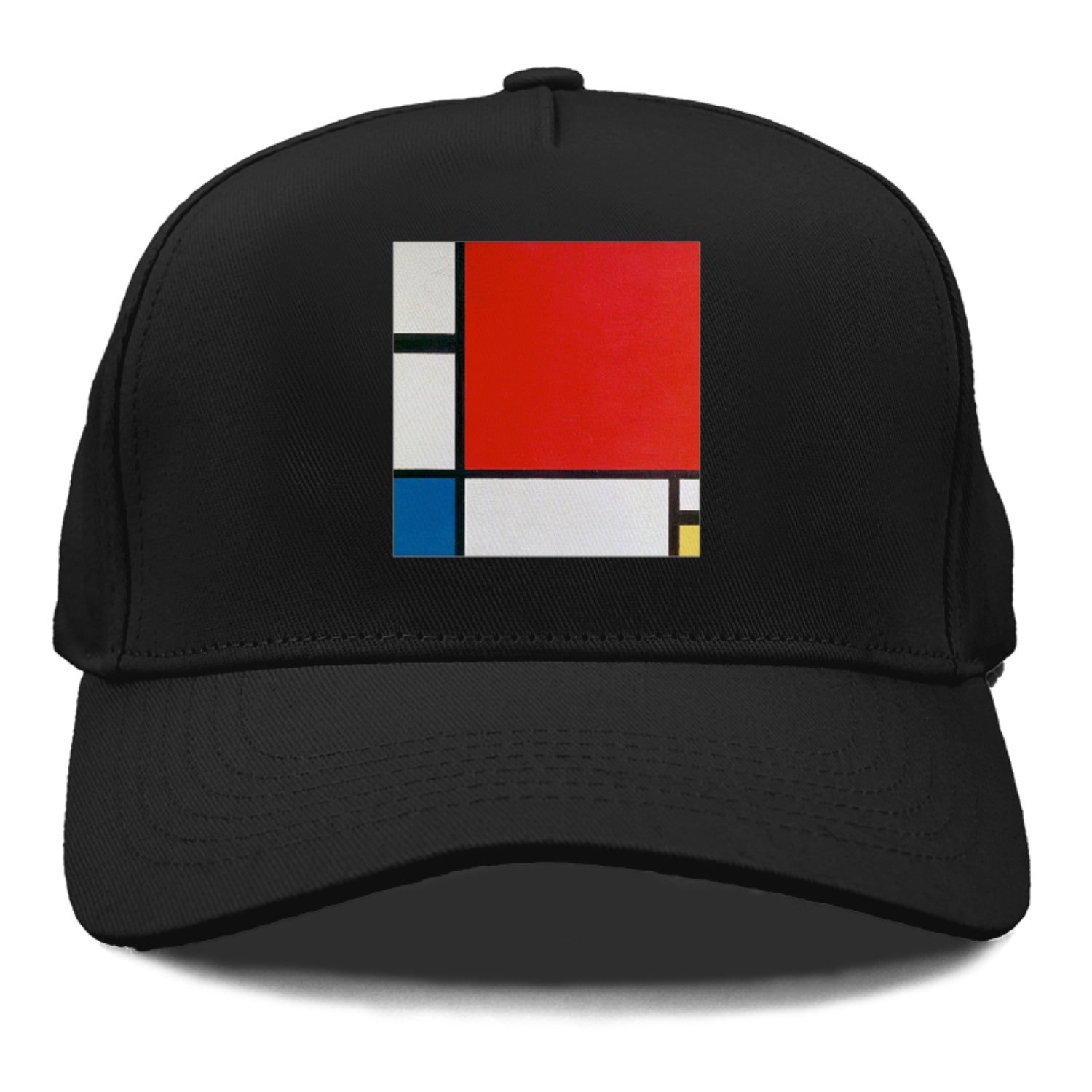 Composition with Red Blue and Yellow Hat