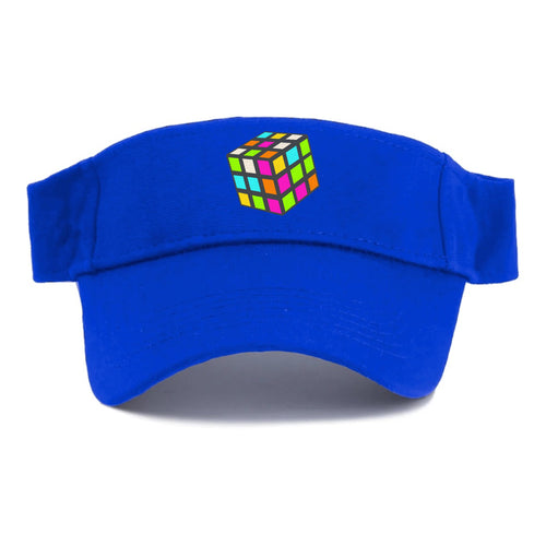 Retro 80s Rubik's Cube Visor