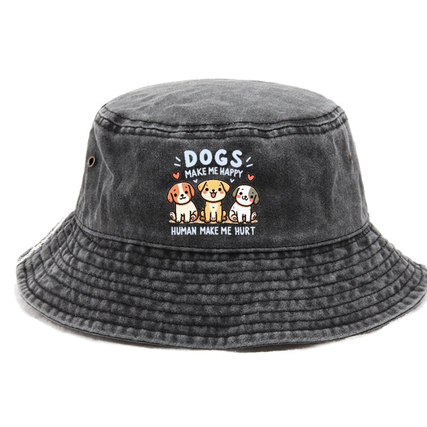 Dogs Make Me Happy Hat