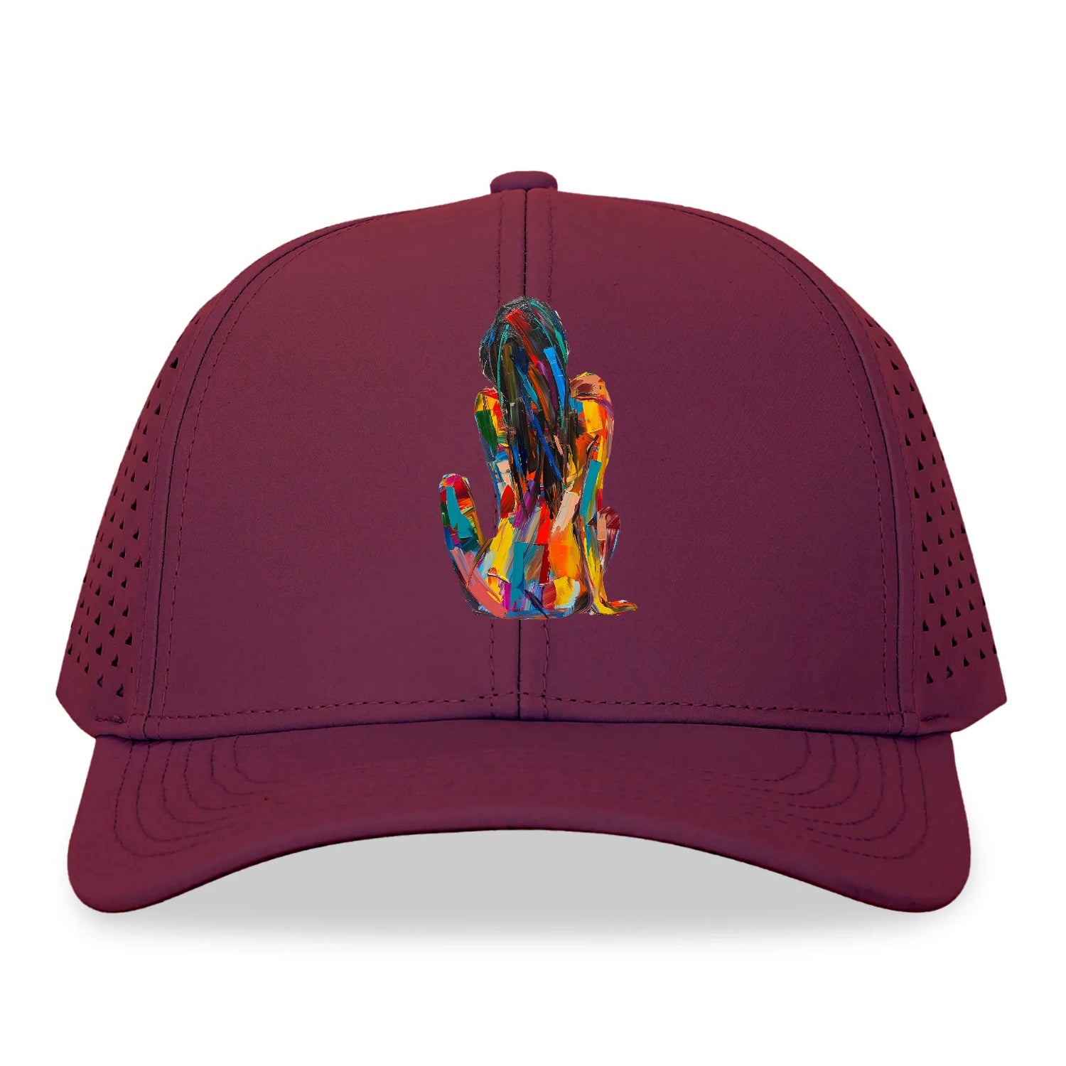 Vibrant Reflection Abstract Beauty Hat