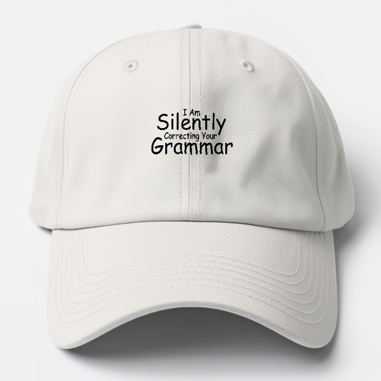 I am silently correcting Hat