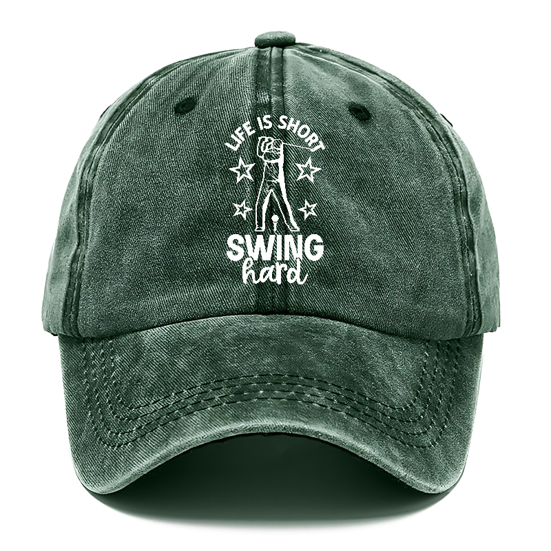 Life Is Short Swing Hard Hat