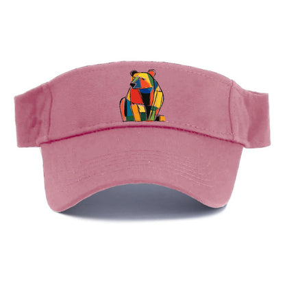 Colorful Abstract Bear Hat