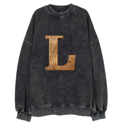 Letter L Vintage Sweatshirt