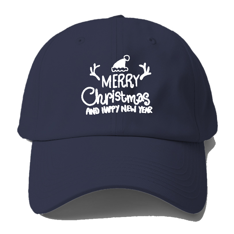 Merry Christmas and Happy New Year Hat