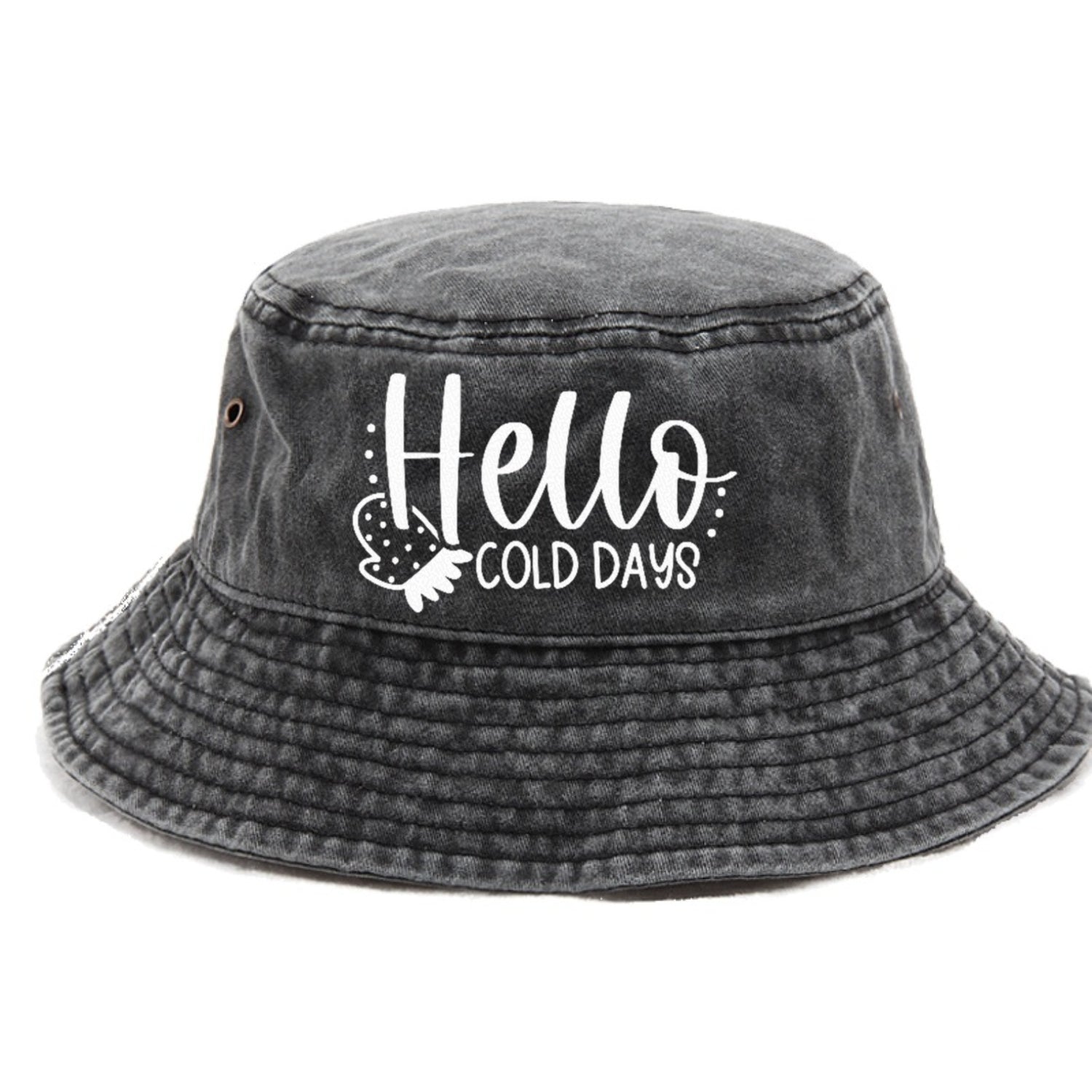 hello cold days Hat