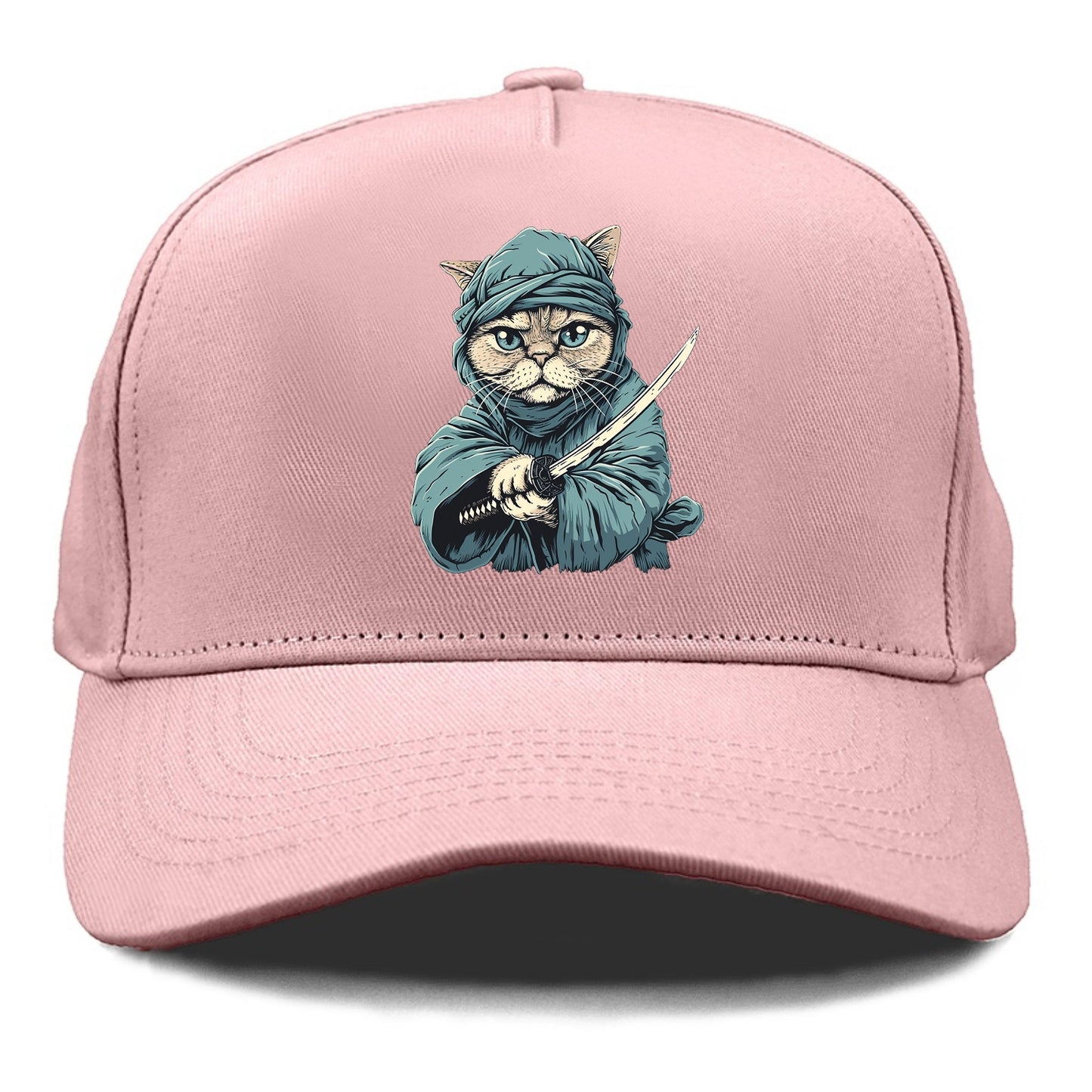 Ninja Cat Fierce Feline Warrior Hat