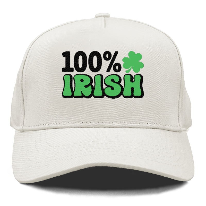 100 Percent Irish Clover Hat