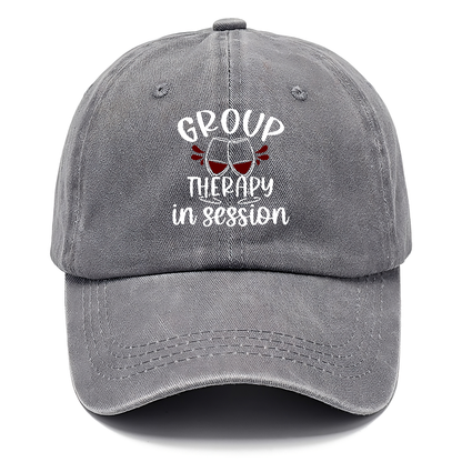 group therapy in session Hat