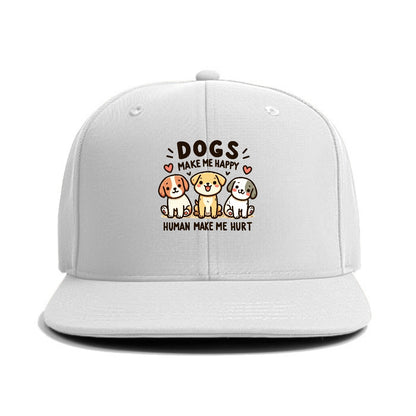 Dogs Make Me Happy Hat