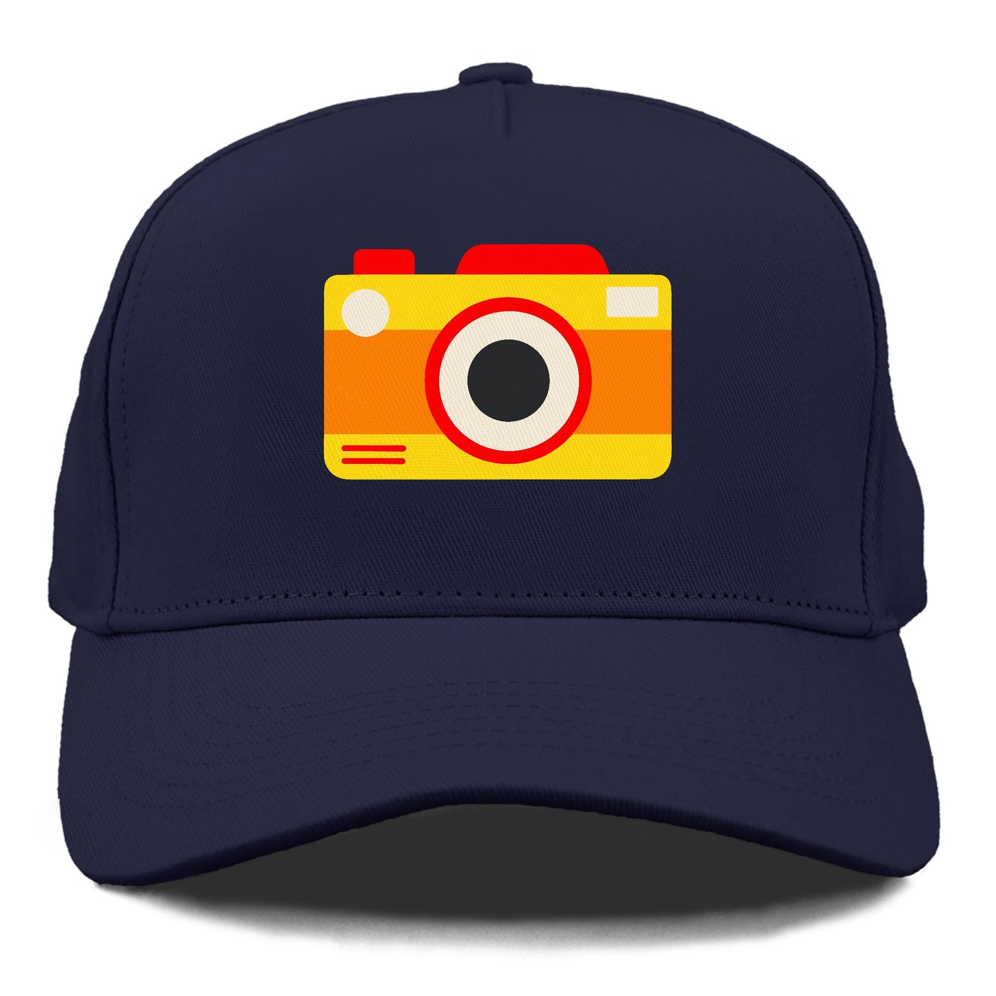 Retro 80s Camera Yellow Hat