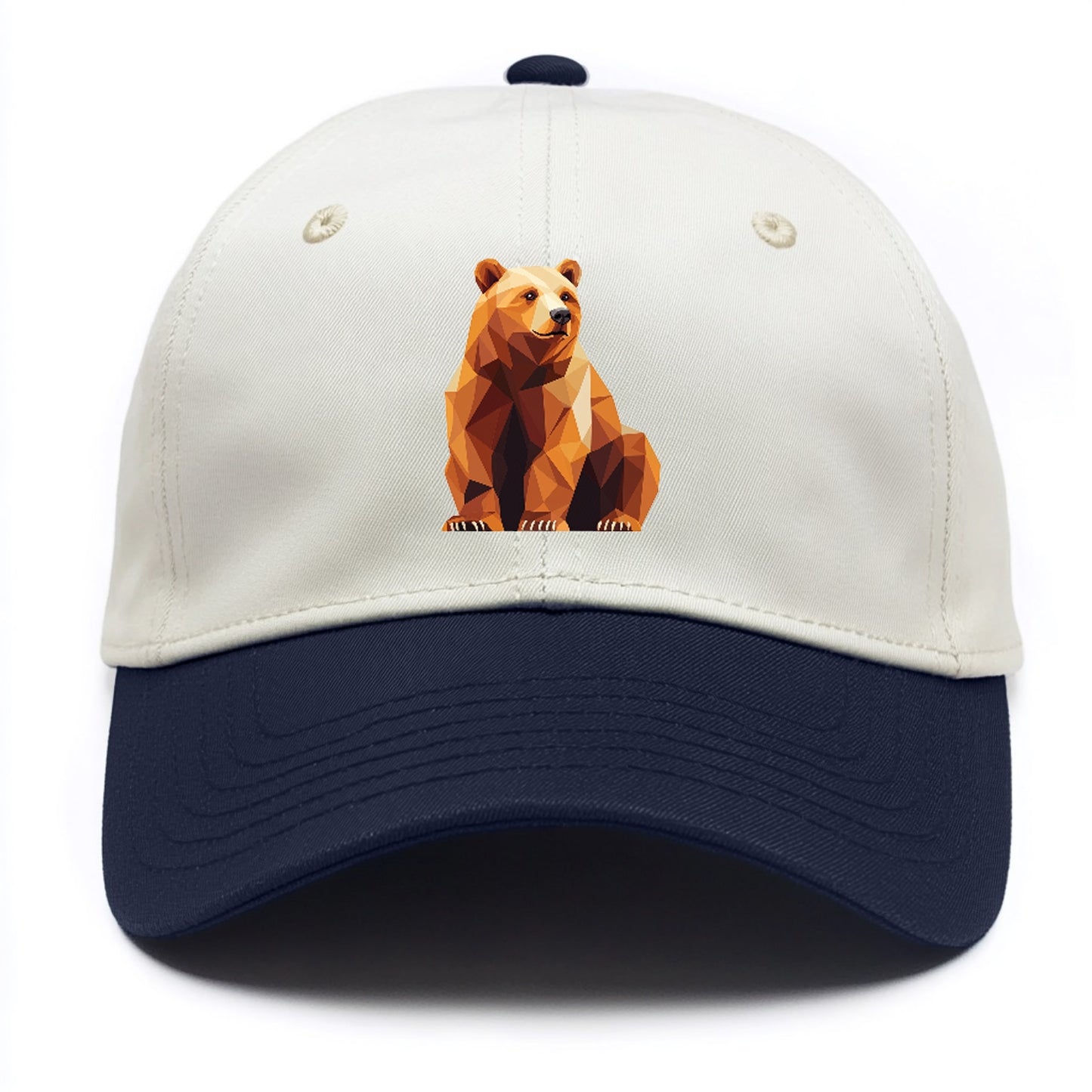 Geometric Bear in Rest Hat