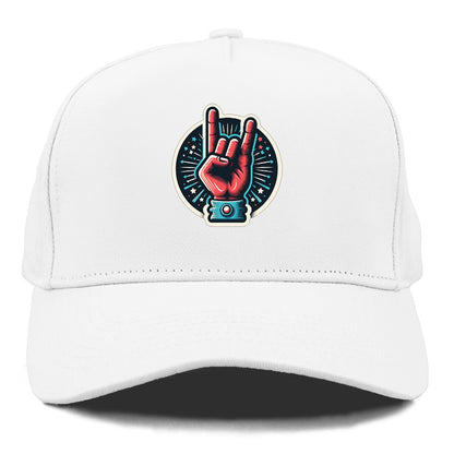 hand horn rock Hat