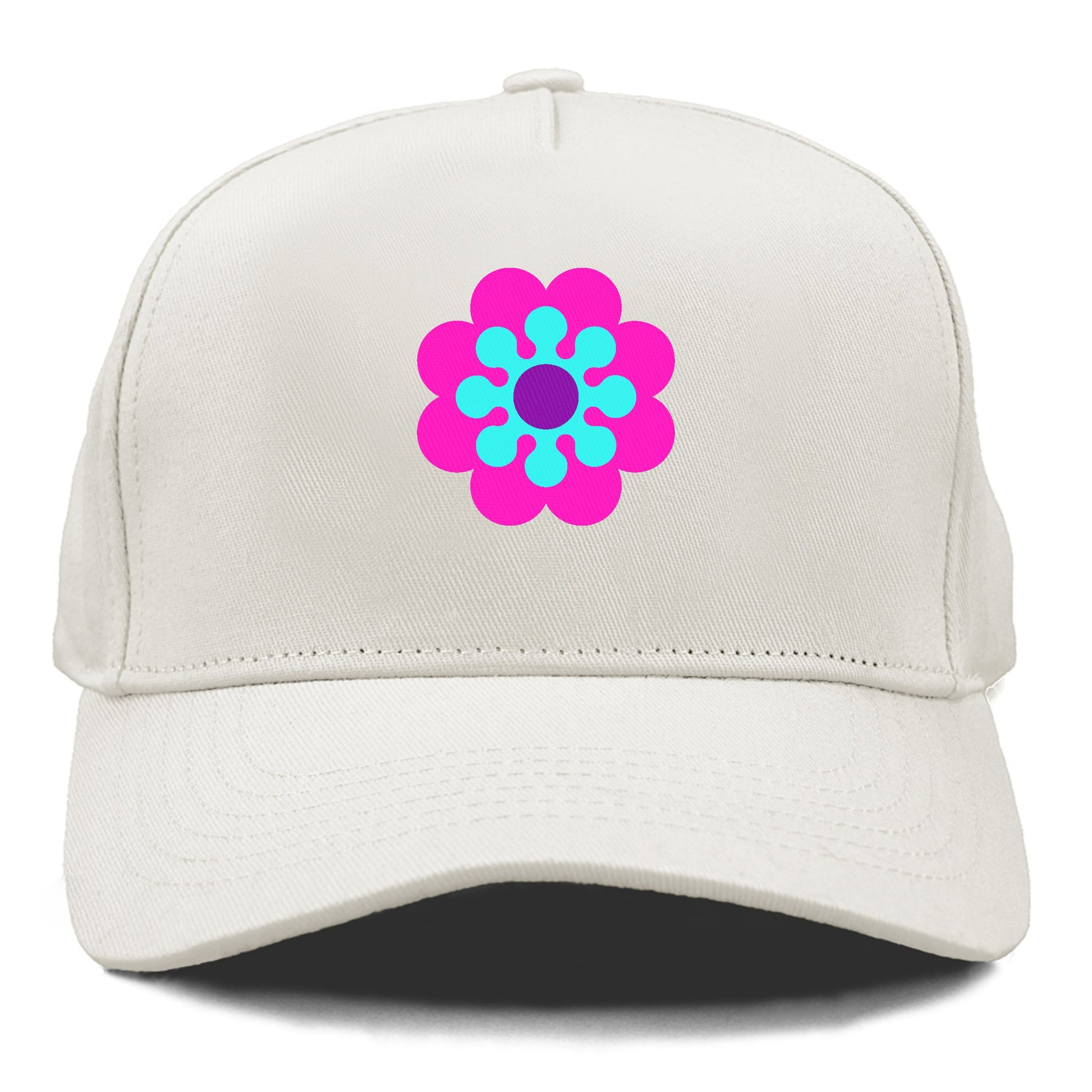 Retro 80s Flower Pink Hat