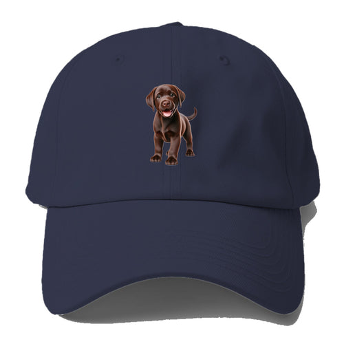 Chocolate Labrador Baseball Cap For Big Heads