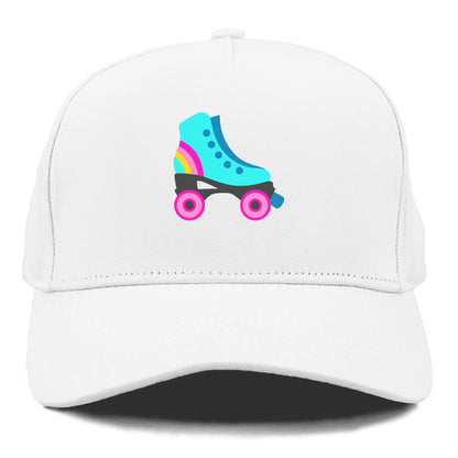 Retro 80s Roller Skate Blue Hat