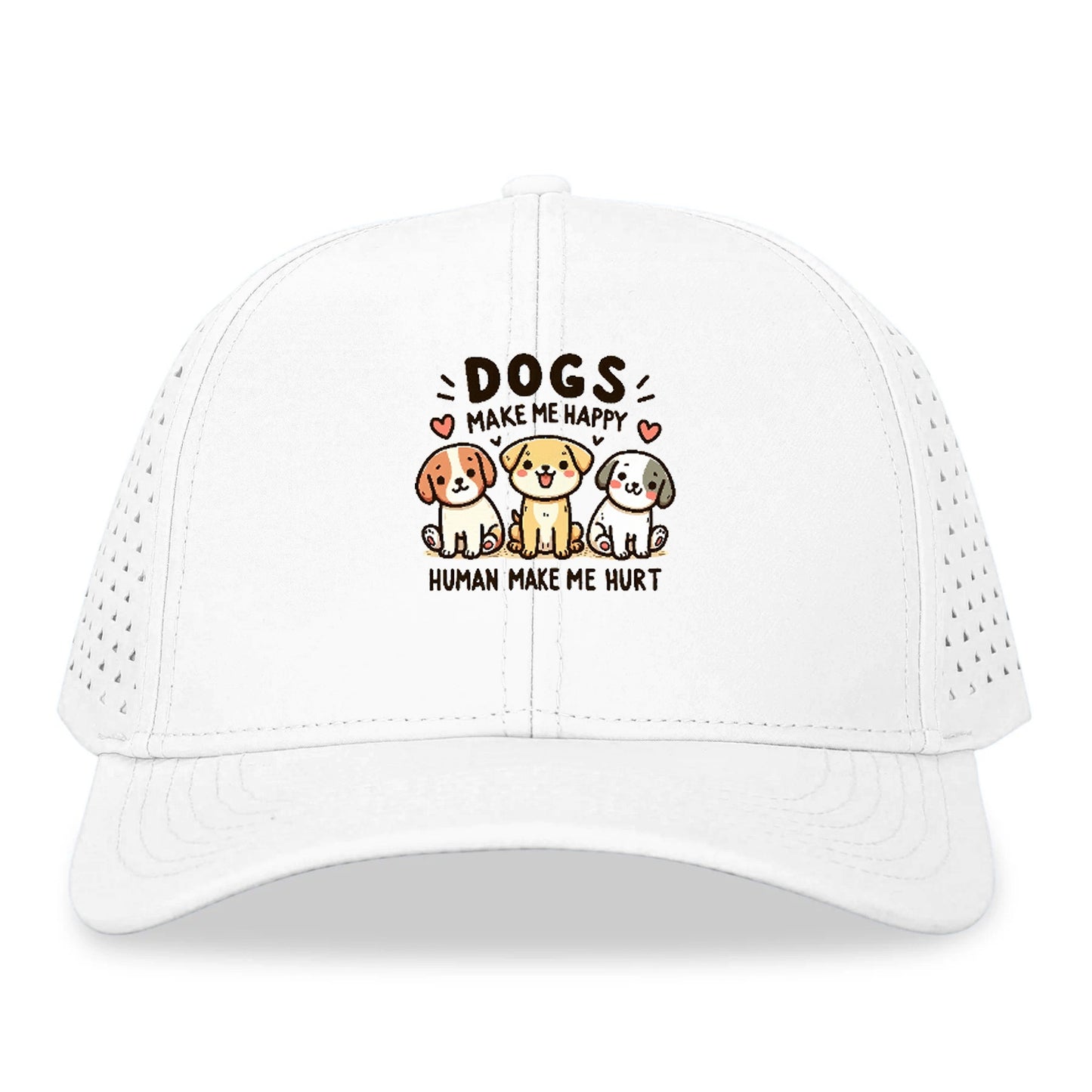 Dogs Make Me Happy Hat