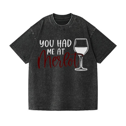 you had me at merlot Hat