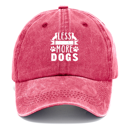 Less people more dogs Hat