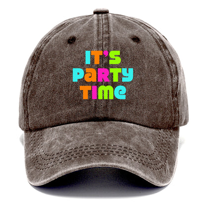 Retro 80s It's Party Time Hat