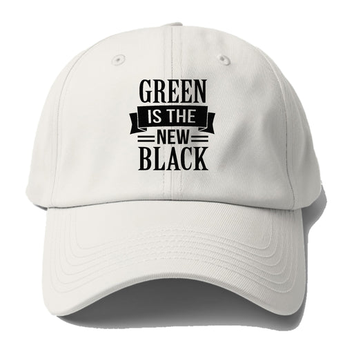 Green Is The New Black Baseball Cap For Big Heads