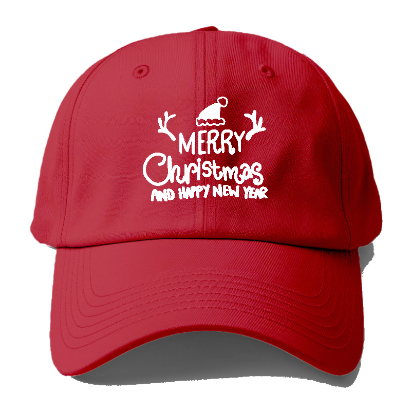 Merry Christmas and Happy New Year Hat