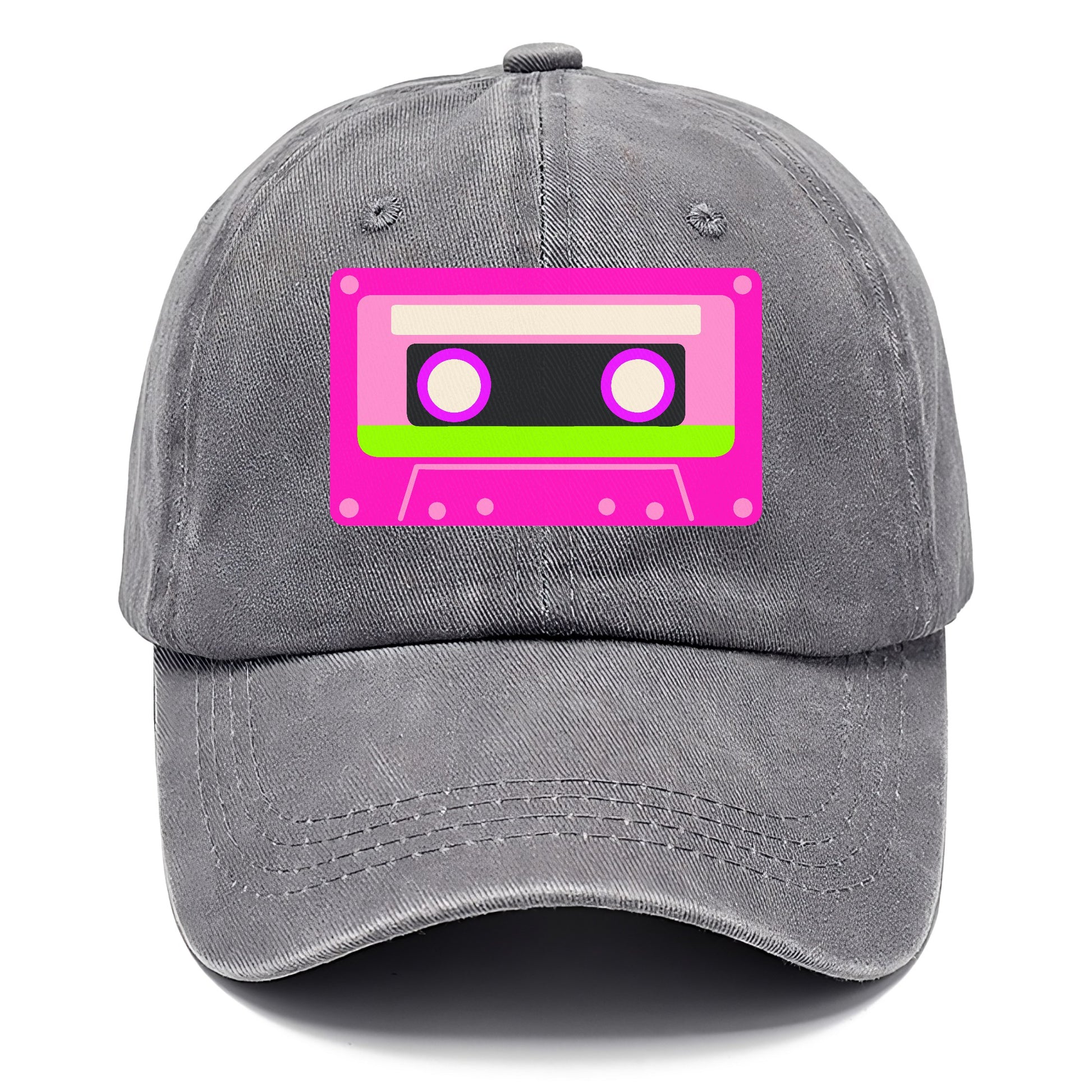 Retro 80s Cassette Pink Hat