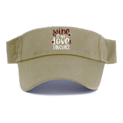 wine is my love language Hat