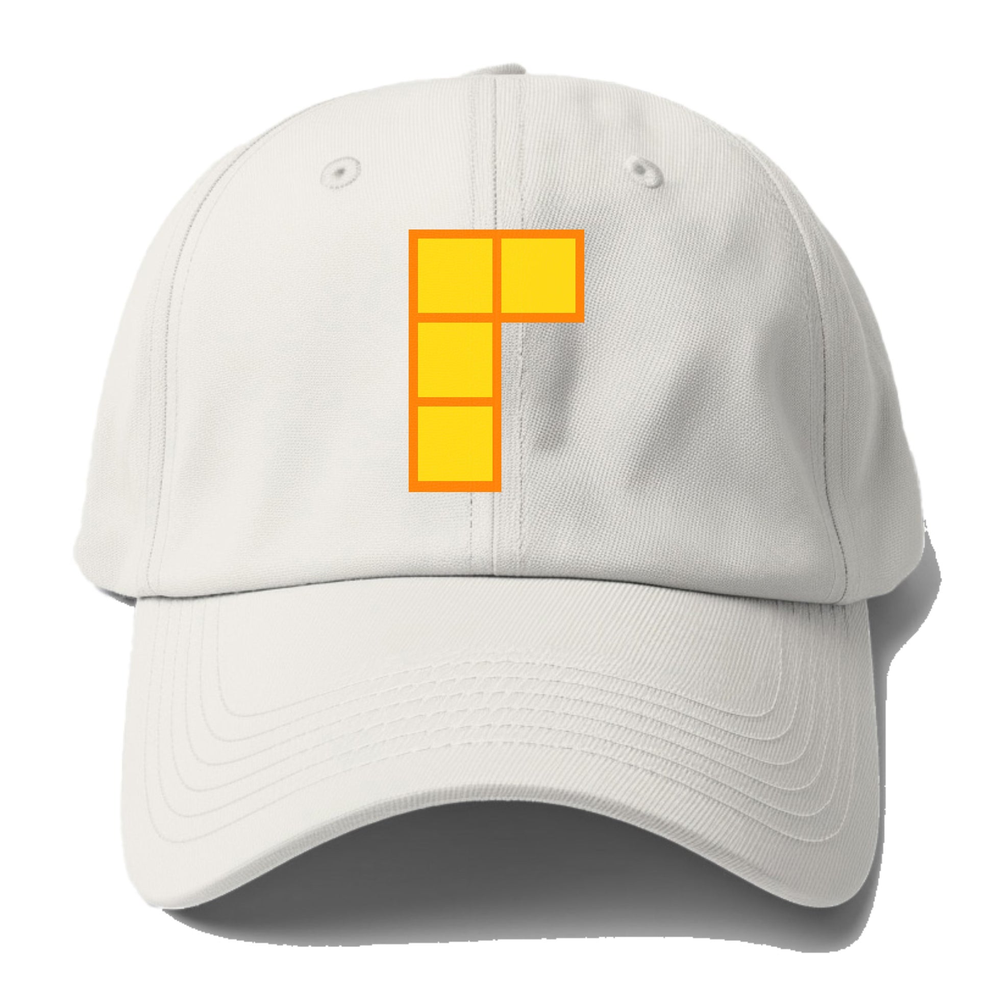 Retro 80s Tetris Blocks Orange Hat