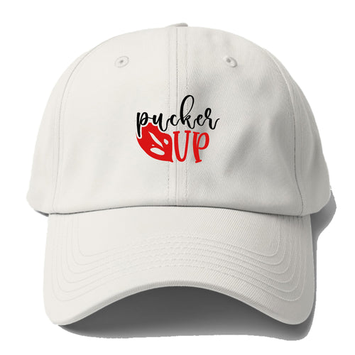 Pucker Up Baseball Cap For Big Heads