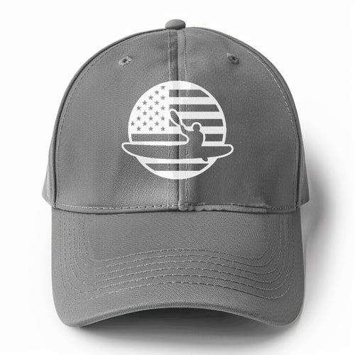 Kayak American Logo Solid Color Baseball Cap