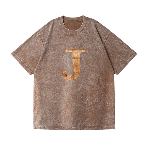 Letter J Vintage T-shirt