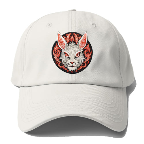 Scary Rabbit Baseball Cap For Big Heads