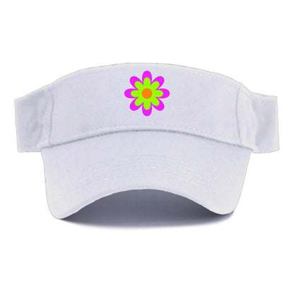 Retro 80s Flower Purple Hat