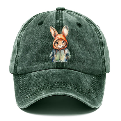 bunny with a beanie Hat