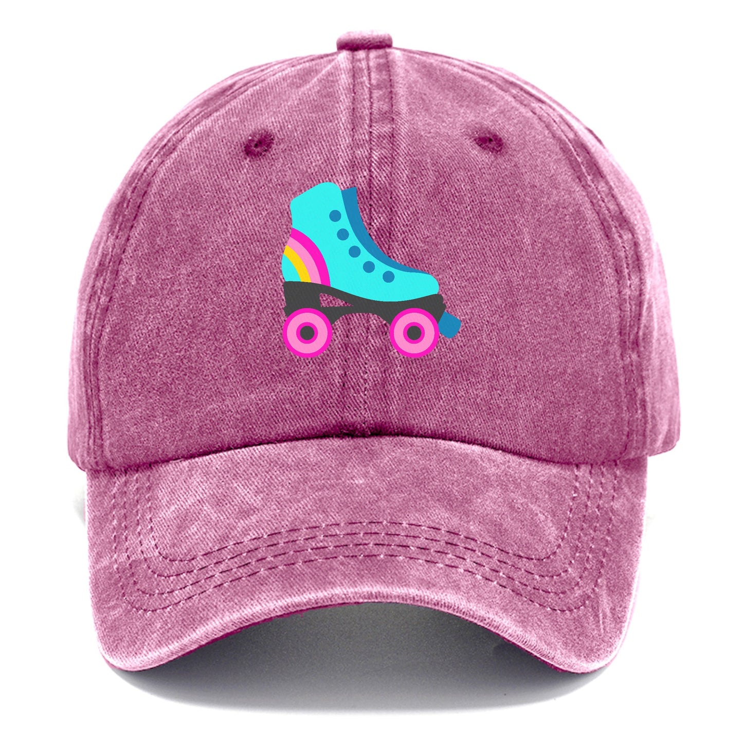 Retro 80s Roller Skate Blue Hat