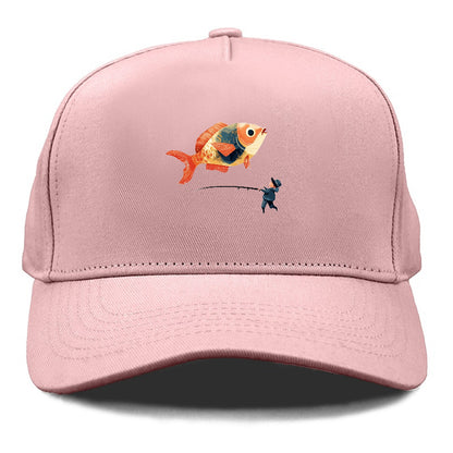 Big Catch  Man and Fish Hat