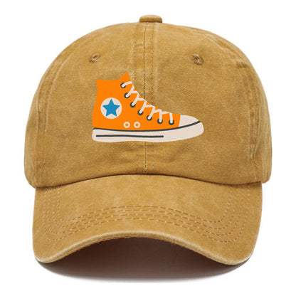 Retro 80s Converse Shoe Orange Hat