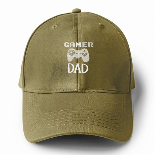 Gamer Dad Solid Color Baseball Cap