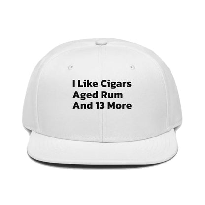 i like cigars aged rum and 13 more Hat