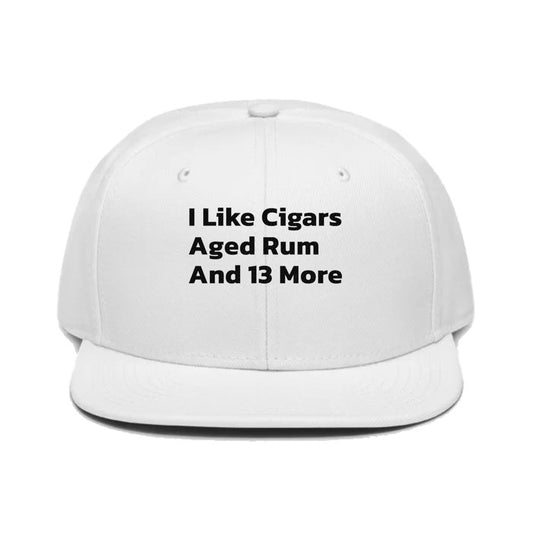 i like cigars aged rum and 13 more Hat