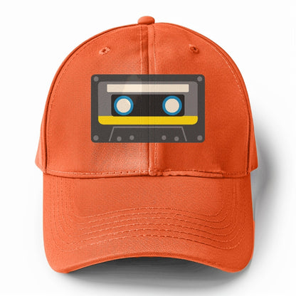 Retro 80s Cassette Black Hat