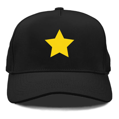 Retro 80s Star Yellow Hat