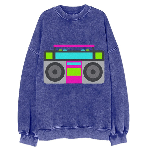 Retro 80s Boombox Vintage Sweatshirt