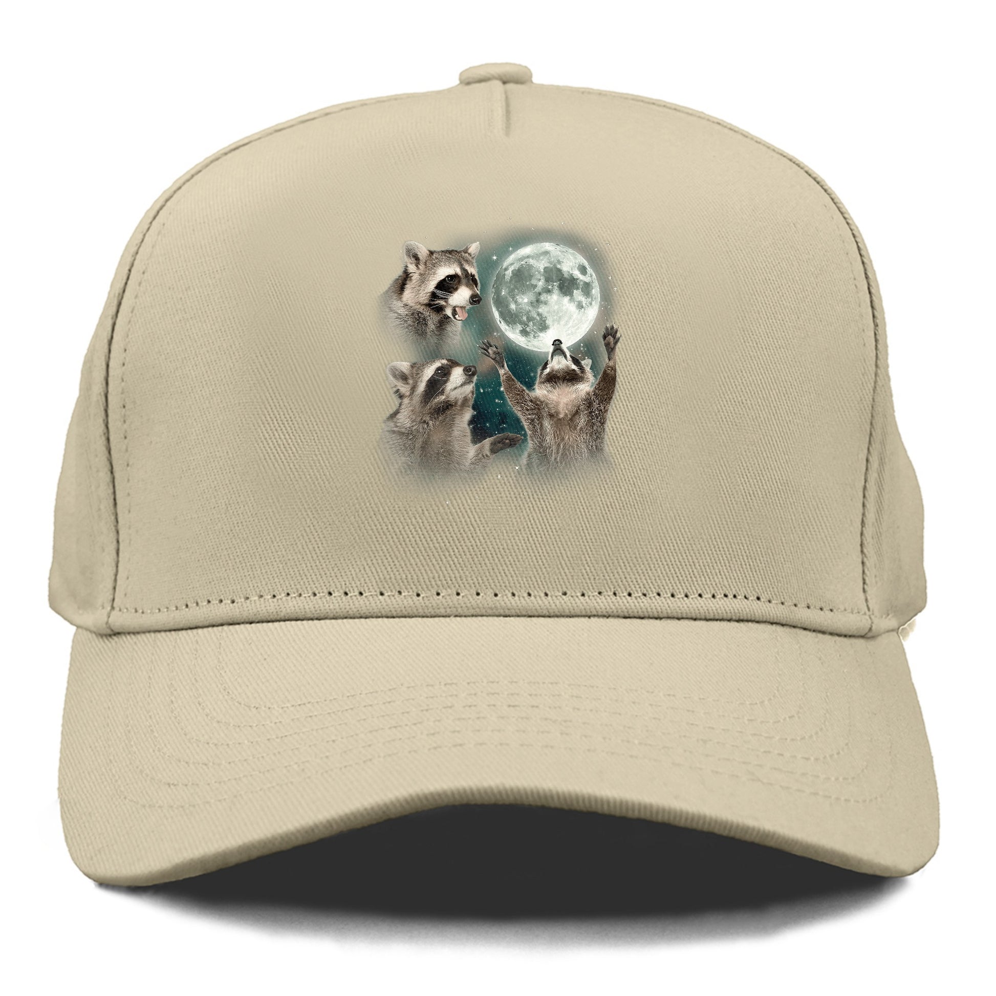 Racoons howling at the Moon Hat